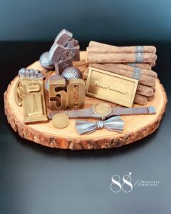 Chocolate platters art