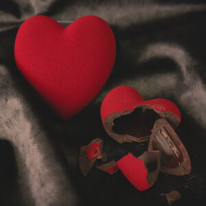 Red Chocolate Heart