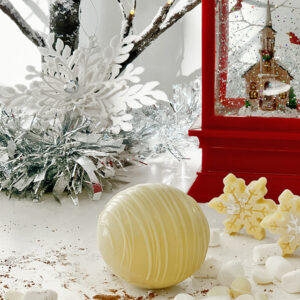 White chocolate bomb